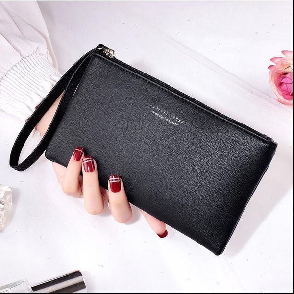 wristband wallets brand leather women long zipper coin purses clutch wallet female money card holder ladies handbag, Red;black
wristband wallets brand leather women long zipper coin purses clutch wallet female money card holder ladies handbag, Red;black