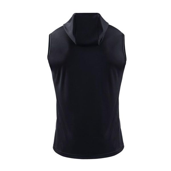 men's t-shirts mens fitness ssleeveless vest sports loose hooded quick-dry running breathable for man, White;black
men's t-shirts mens fitness ssleeveless vest sports loose hooded quick-dry running breathable for man, White;black
