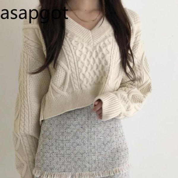 women's sweaters harajuku style v-neck full back lace up bandage lantern sleeve sweater women loose short twist pullovers autumn x4jp, White;black
women's sweaters harajuku style v-neck full back lace up bandage lantern sleeve sweater women loose short twist pullovers autumn x4jp, White;black