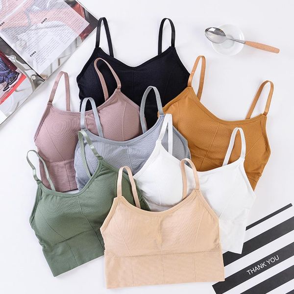 camisoles & tanks simple big u beauty back bottoming vest ladies camisole bra cotton pad detachable seamless woman, Black;white
camisoles & tanks simple big u beauty back bottoming vest ladies camisole bra cotton pad detachable seamless woman, Black;white