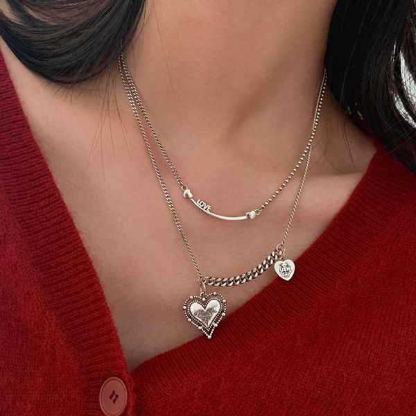 todorova harajuku goth punk love heart pendant necklace vintage cool for women jewelry party nightclub gifts necklaces, Silver
todorova harajuku goth punk love heart pendant necklace vintage cool for women jewelry party nightclub gifts necklaces, Silver