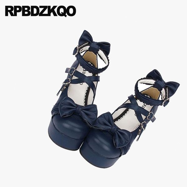 dress shoes 3 inch platform chunky 12 44 round toe crossdresser pumps lolita 13 45 cross strap big women size ankle bow high heels, Black
dress shoes 3 inch platform chunky 12 44 round toe crossdresser pumps lolita 13 45 cross strap big women size ankle bow high heels, Black