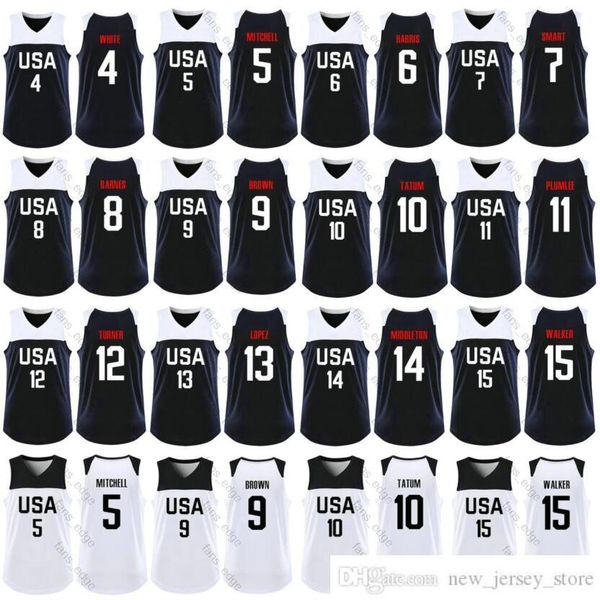 2019 world cup usa team basketball 4 derrick white 7 marcus smart 8 harrison barnes 11 mason plumlee 12 myles turner 13 brook lopez jersey, Black
2019 world cup usa team basketball 4 derrick white 7 marcus smart 8 harrison barnes 11 mason plumlee 12 myles turner 13 brook lopez jersey, Black