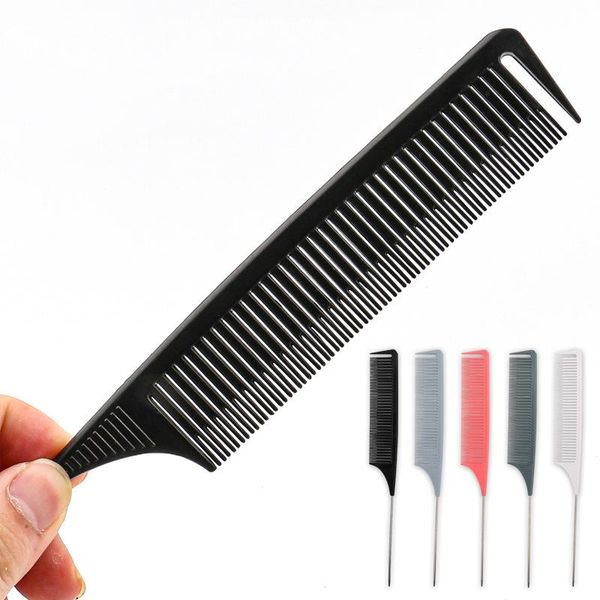 hair brushes professional tail comb salon cut styling stainless steel spiked, Silver
hair brushes professional tail comb salon cut styling stainless steel spiked, Silver