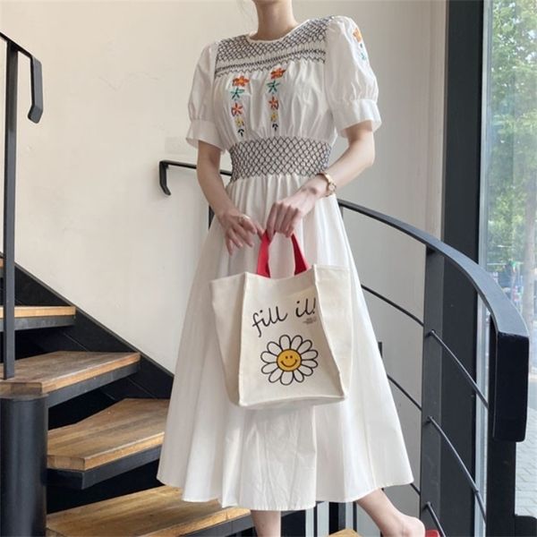 summer sweet o-neck floral embroidery party dress korean elegant vintage high waist chic long vestidos 210519, Black;gray
summer sweet o-neck floral embroidery party dress korean elegant vintage high waist chic long vestidos 210519, Black;gray