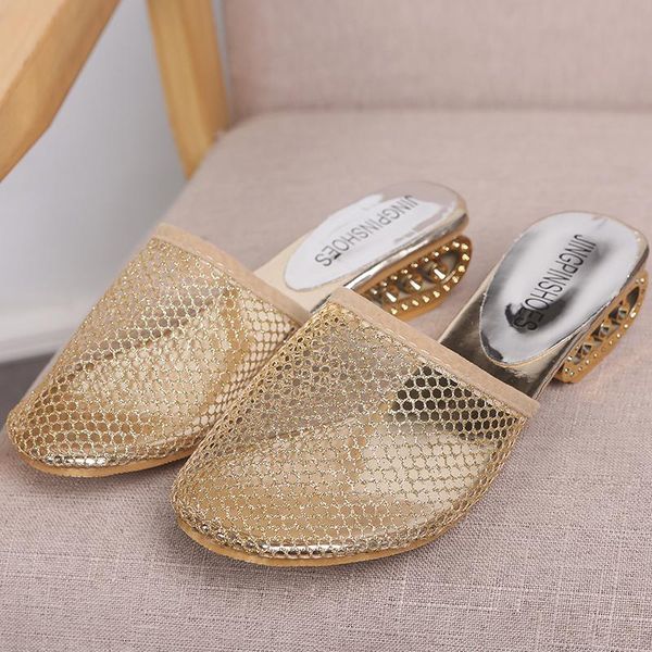 spring summer slippers female middle fashion sandal thick hollow mesh sandals slip simple pantuflas mujer, Black
spring summer slippers female middle fashion sandal thick hollow mesh sandals slip simple pantuflas mujer, Black