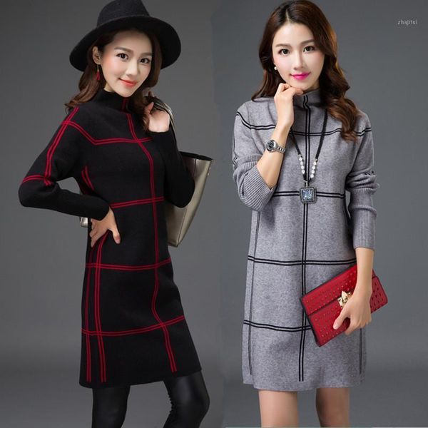 autumn women sweaters pullovers winter warm long sleeve casual knitted sweater dresses vestidos r1060 women's, White;black
autumn women sweaters pullovers winter warm long sleeve casual knitted sweater dresses vestidos r1060 women's, White;black