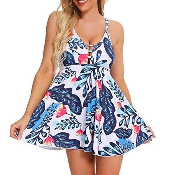 back 2021 new summer printed split open flat angle two piece swimsuit for women, White;black
back 2021 new summer printed split open flat angle two piece swimsuit for women, White;black