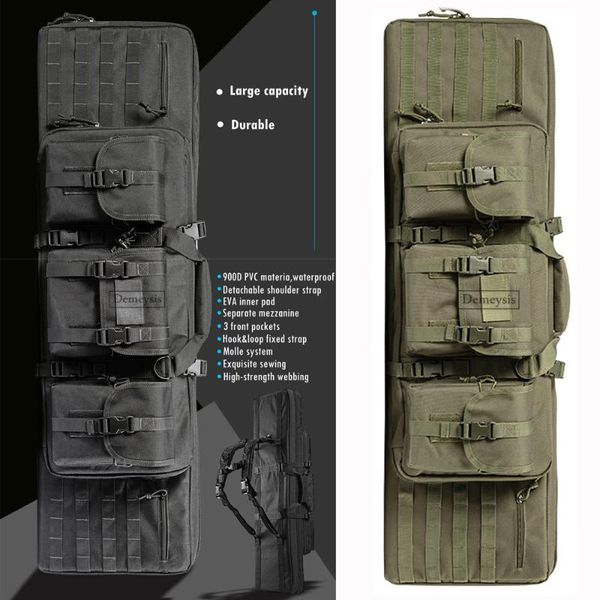 stuff sacks tactical double rifle gun case army combat padded sgun storage backpack pistol and magazine 95cm / 116cm
stuff sacks tactical double rifle gun case army combat padded sgun storage backpack pistol and magazine 95cm / 116cm