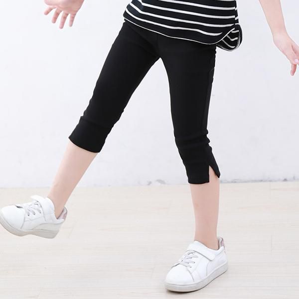 trousers girls knee length pants 2021 casual female children capris summer all-match solid color short pantalones de chica, Blue
trousers girls knee length pants 2021 casual female children capris summer all-match solid color short pantalones de chica, Blue