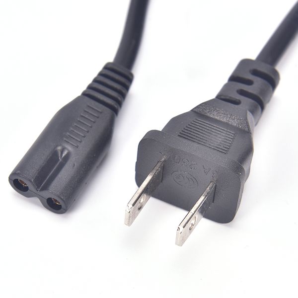 

1.2m 2 pin prong eu cable power supply cord console cords c7 figure au us uk cables for samsung xbox ps4 lapnotebook lg tv printer