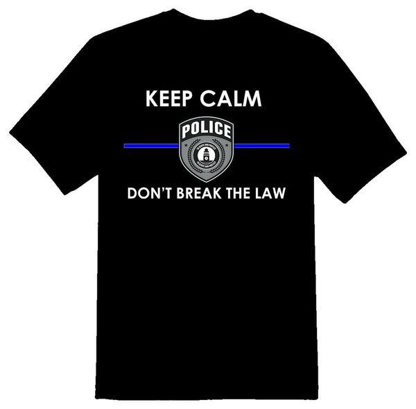 police keep calm and dont break the law black or white tee, White;black
police keep calm and dont break the law black or white tee, White;black