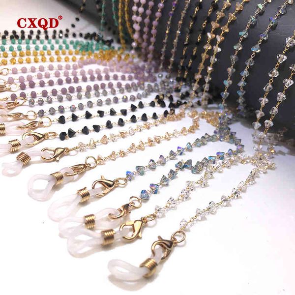 necklaces pendants fashion reading glasses chain for women sunglasses cords casual 4mm triangle glass beaded stainless steel eyeglass masks, Silver
necklaces pendants fashion reading glasses chain for women sunglasses cords casual 4mm triangle glass beaded stainless steel eyeglass masks, Silver