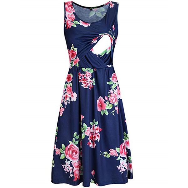 european and american women's digital printing round neck sleeveless maternity dress, Black;gray
european and american women's digital printing round neck sleeveless maternity dress, Black;gray