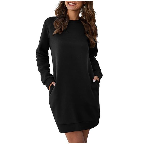 winter dress women sweatshirts solid color long sleeve personality loose casual office work vestido invierno dresses, Black;gray
winter dress women sweatshirts solid color long sleeve personality loose casual office work vestido invierno dresses, Black;gray