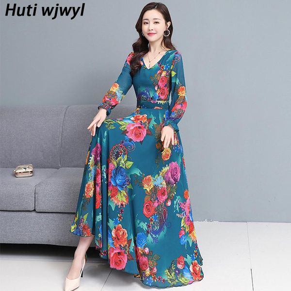 casual dresses 2021 spring autumn print floral chiffon vintage plus size boho beach long dress women bodycon party maxi vestidos, Black;gray
casual dresses 2021 spring autumn print floral chiffon vintage plus size boho beach long dress women bodycon party maxi vestidos, Black;gray