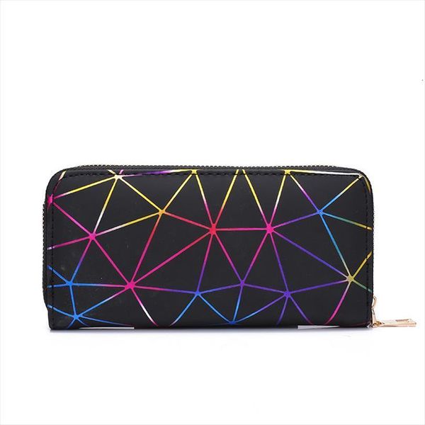 women wallets geometry luminous clutch long female zipper phone bag high capacity coin purse holders, Red;black
women wallets geometry luminous clutch long female zipper phone bag high capacity coin purse holders, Red;black