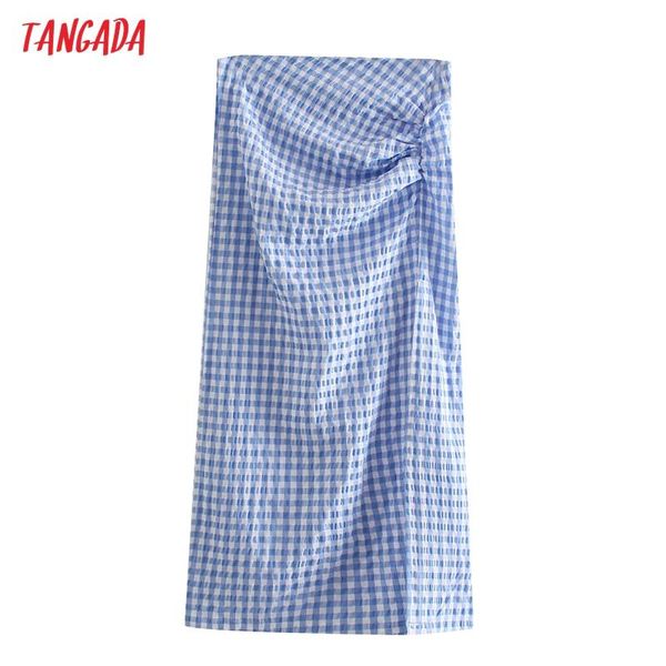 skirts tangada women blue plaid pleated midi skirt faldas mujer vintage side zipper office ladies elegant chic mid calf ab02, Black
skirts tangada women blue plaid pleated midi skirt faldas mujer vintage side zipper office ladies elegant chic mid calf ab02, Black
