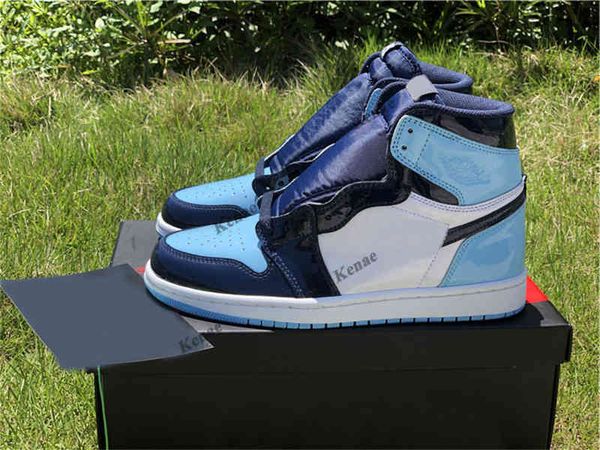 authentic 1 high og wmns unc patent outdoor shoes women obsidian blue chill white leather sneakers sports with original 36-47, White;red
authentic 1 high og wmns unc patent outdoor shoes women obsidian blue chill white leather sneakers sports with original 36-47, White;red