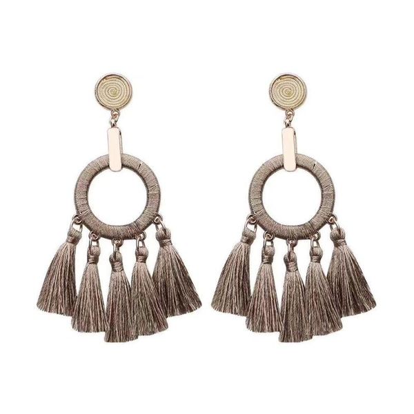 dangle & chandelier wsn-5 handmade vintage round big tassel earrings for women wedding girl metal art weave fashion party, Silver
dangle & chandelier wsn-5 handmade vintage round big tassel earrings for women wedding girl metal art weave fashion party, Silver