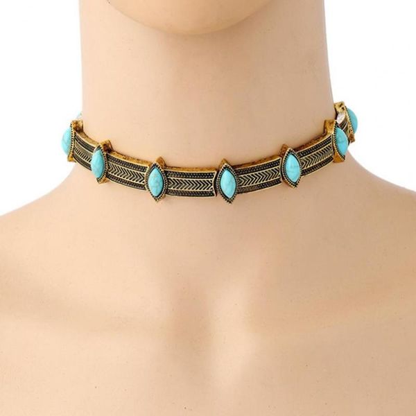 chokers women chic bohemian adjustable collar necklace alloy choker statement for bar, Golden;silver
chokers women chic bohemian adjustable collar necklace alloy choker statement for bar, Golden;silver