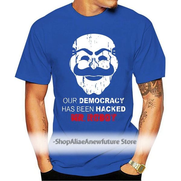 men's t-shirts men t shirt tee mr robot mask printed summer women, White;black
men's t-shirts men t shirt tee mr robot mask printed summer women, White;black