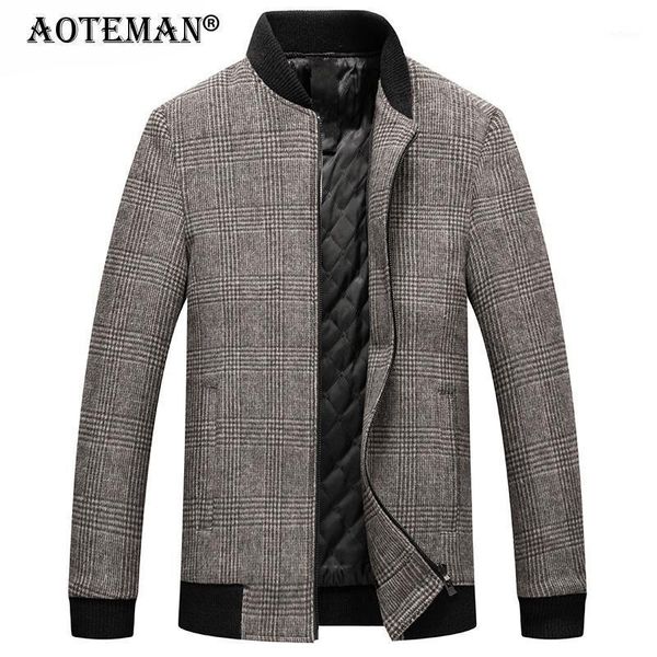 men's jackets wool jacket bomber coat autumn men clothing casual plaid baseball warm slim fit coats male fashion outwears lm259, Black;brown
men's jackets wool jacket bomber coat autumn men clothing casual plaid baseball warm slim fit coats male fashion outwears lm259, Black;brown