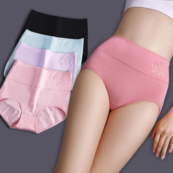 women's panties cotton elastic soft large size xxxl embossed rose ladies underwear breathable high waist briefs, Black;pink
women's panties cotton elastic soft large size xxxl embossed rose ladies underwear breathable high waist briefs, Black;pink