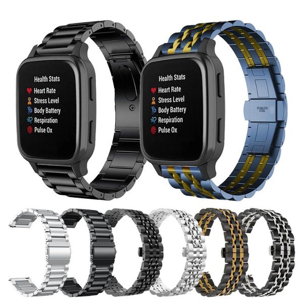 watch bands 20mm classic metal stainless steel wrist band for garmin venu sq strap vivoactive 3 & move bracelet watchbands, Black;brown
watch bands 20mm classic metal stainless steel wrist band for garmin venu sq strap vivoactive 3 & move bracelet watchbands, Black;brown