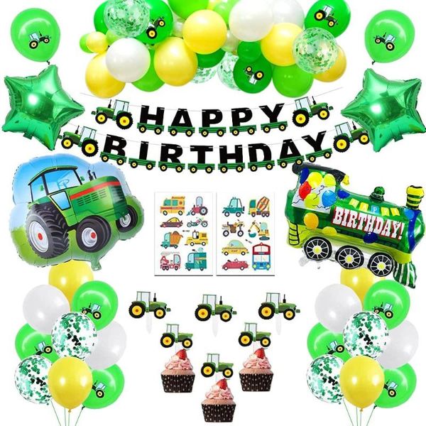 party decoration farm tractor theme balloons birthday decorations green latex confetti balloon arch kit for kids baby shower supplies
party decoration farm tractor theme balloons birthday decorations green latex confetti balloon arch kit for kids baby shower supplies