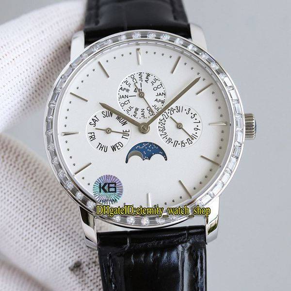 eternity watches k6f upgrade version 43175/000p-b190 cal.112qp automatic iced out mens watch perpetual calendar moon phase white dial stainl, Slivery;brown
eternity watches k6f upgrade version 43175/000p-b190 cal.112qp automatic iced out mens watch perpetual calendar moon phase white dial stainl, Slivery;brown