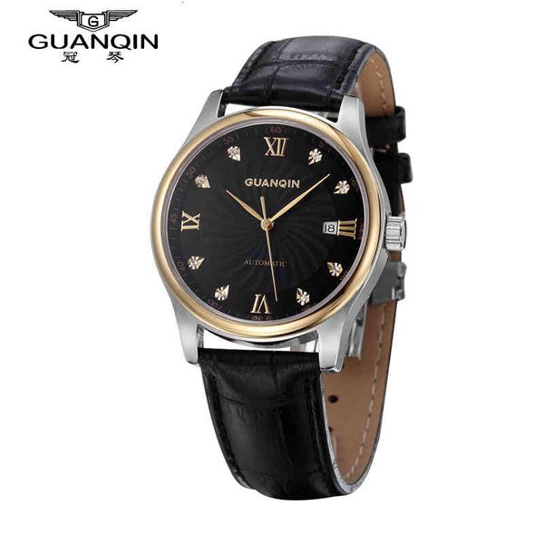 watch luxury men's brand guanqin women's fashion waterproof accidental mechanical women diamond rvs, Slivery;brown
watch luxury men's brand guanqin women's fashion waterproof accidental mechanical women diamond rvs, Slivery;brown