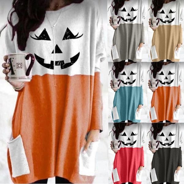women's sweatshirt halloween lantern ghost pumpkin shirt face costume long sleeves blouse fashion ladies sleeve shirts hoodies & sweat, Black
women's sweatshirt halloween lantern ghost pumpkin shirt face costume long sleeves blouse fashion ladies sleeve shirts hoodies & sweat, Black