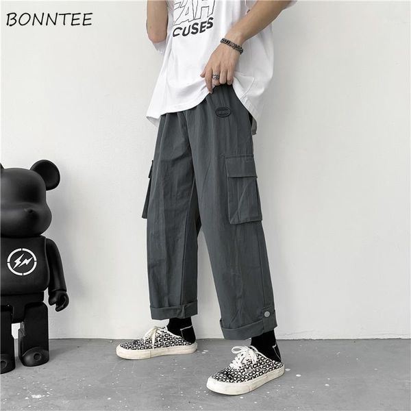 men's pants casual men solid leisure loose drawstring cargo multi-pocket plus size s-3xl fashion trousers all-match streetwear tooling, Black
men's pants casual men solid leisure loose drawstring cargo multi-pocket plus size s-3xl fashion trousers all-match streetwear tooling, Black