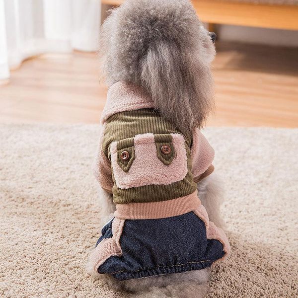 dog apparel clothes for small corduroy four-legged warm pet est autumn and winter four legs clothing supplies
dog apparel clothes for small corduroy four-legged warm pet est autumn and winter four legs clothing supplies