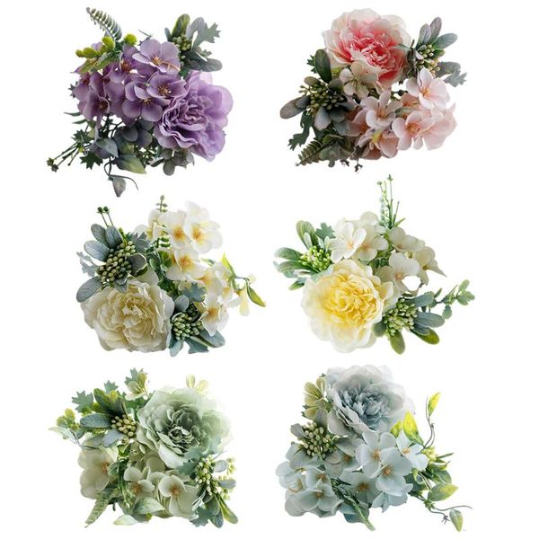 decorative flowers & wreaths silk artificial rose bouquet for wedding home party indoor decor, bridal holding
decorative flowers & wreaths silk artificial rose bouquet for wedding home party indoor decor, bridal holding