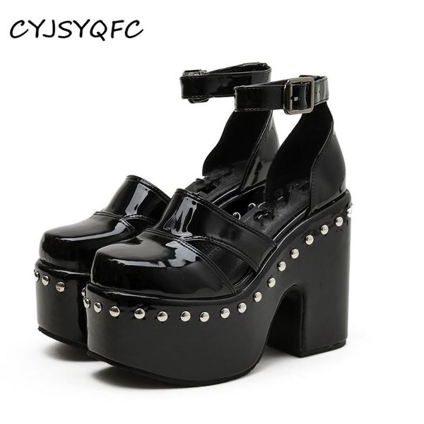 dress shoes cyjsyqfc rivets black goth style women chunky heel punk cool summer platform sandals for round toe ankle buckle strap
dress shoes cyjsyqfc rivets black goth style women chunky heel punk cool summer platform sandals for round toe ankle buckle strap
