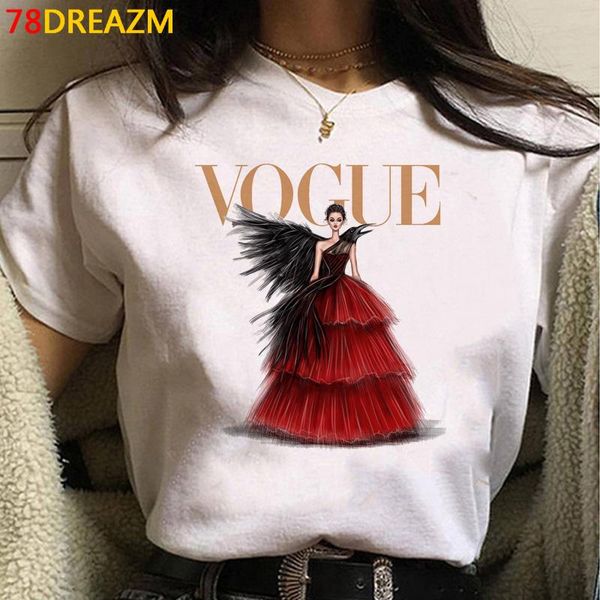 vogue t shirt female vintage harajuku kawaii plus size t-shirt streetwear tumblr women's, White
vogue t shirt female vintage harajuku kawaii plus size t-shirt streetwear tumblr women's, White