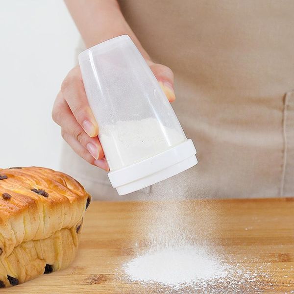 200ml plastic powder sifter chocolate icing sugar flour cocoa diy coffee bakeware household kitchen gadget baking & pastry tools
200ml plastic powder sifter chocolate icing sugar flour cocoa diy coffee bakeware household kitchen gadget baking & pastry tools