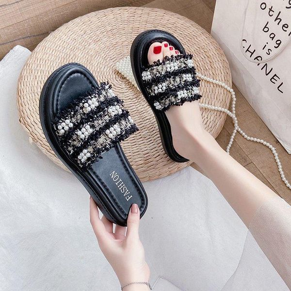 slippers women2021european and american thick-soled sandals women summer fashion casual comfortable beach shoes, Black
slippers women2021european and american thick-soled sandals women summer fashion casual comfortable beach shoes, Black