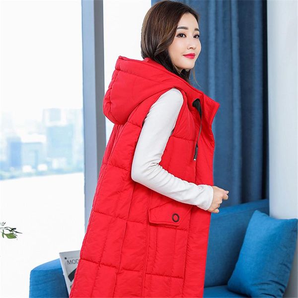 women's vests winter women outerwear vest 2021 large size medium long female cotton was thin loose thicken ladies jacket cw100, Black;white
women's vests winter women outerwear vest 2021 large size medium long female cotton was thin loose thicken ladies jacket cw100, Black;white