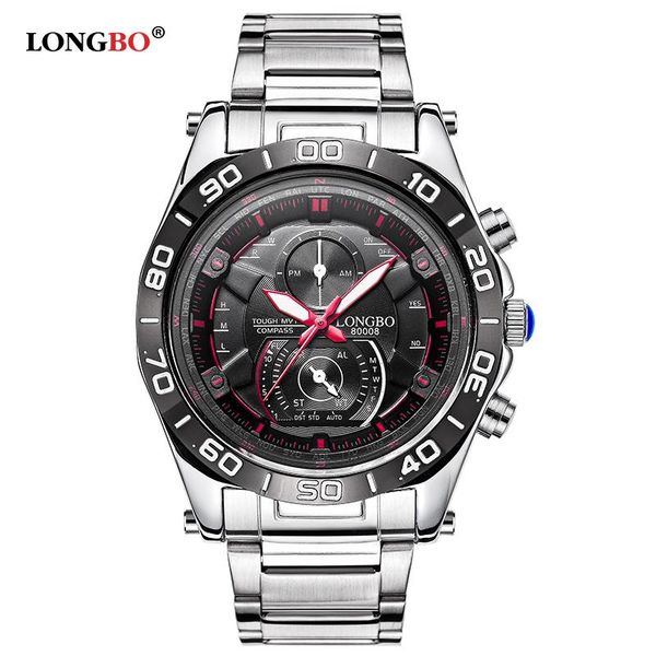 wristwatches longbo watch for men stainless steel military sports quartz waterproof male relogio masculino clock, Slivery;brown
wristwatches longbo watch for men stainless steel military sports quartz waterproof male relogio masculino clock, Slivery;brown