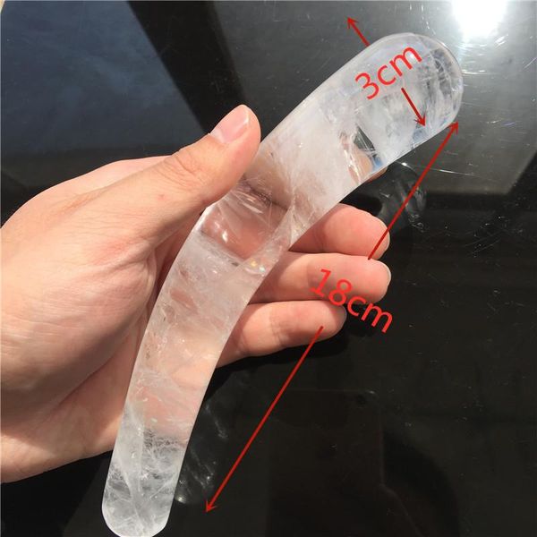 decorative objects & figurines 100% natural white quartz crystal wand healing gemstone yoni massage stick as gift for women
decorative objects & figurines 100% natural white quartz crystal wand healing gemstone yoni massage stick as gift for women