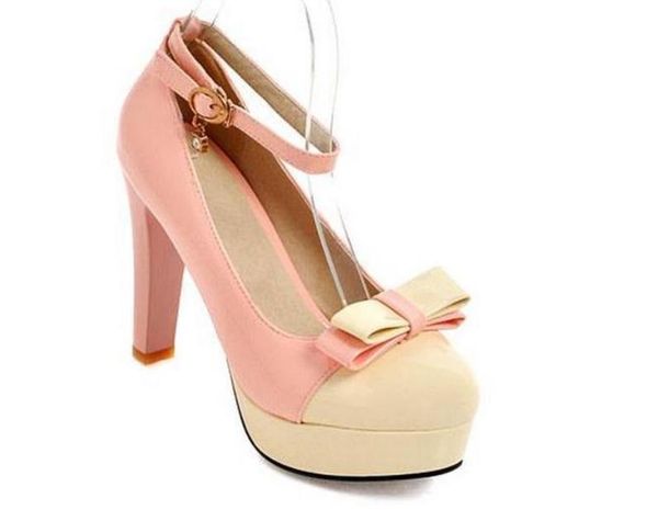 women's shoes in spring and autumn high coarse heel round head @789, Black 
women's shoes in spring and autumn high coarse heel round head @789, Black