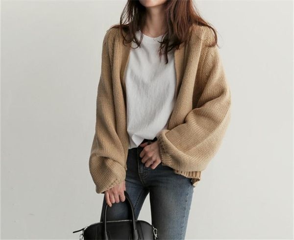 women's knits & tees obrix female trendy spring autumn cardigan v-neck full sleeve coarse yam knitted outerwear for women, White
women's knits & tees obrix female trendy spring autumn cardigan v-neck full sleeve coarse yam knitted outerwear for women, White