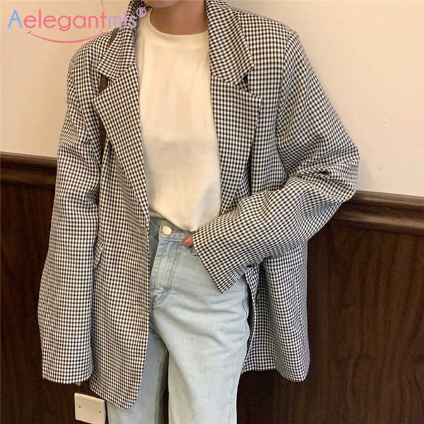 aelegantmis vintage office lady women white black plaid blazer female ol notched collar casual jacket ladies button chic 210607
aelegantmis vintage office lady women white black plaid blazer female ol notched collar casual jacket ladies button chic 210607