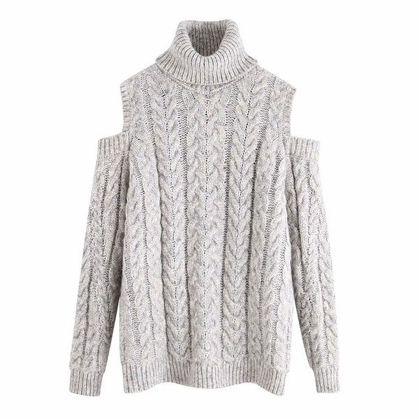 women's sweaters winter french wight-strand knitted sweater turtleneck strapless pullover female loose, White;black
women's sweaters winter french wight-strand knitted sweater turtleneck strapless pullover female loose, White;black