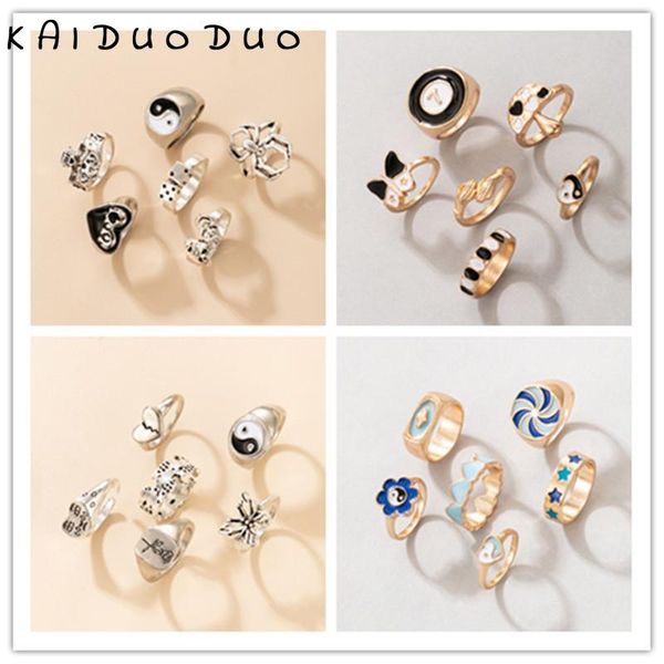 wedding rings love tai chi spider ring women butterfly star skull palm drop oil 6-piece set hip hop rose jewelry female y2k, Slivery;golden
wedding rings love tai chi spider ring women butterfly star skull palm drop oil 6-piece set hip hop rose jewelry female y2k, Slivery;golden