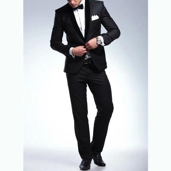 men's suits & blazers classic elegant groom's wear black dinner slim jacket wedding for men man's groom (jacket pants), White;black
men's suits & blazers classic elegant groom's wear black dinner slim jacket wedding for men man's groom (jacket pants), White;black