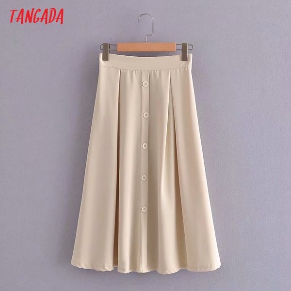 women solid beige midi skirt faldas mujer vintage strethy waist office ladies elegant chic mid calf skirts 2g09 210416, Black
women solid beige midi skirt faldas mujer vintage strethy waist office ladies elegant chic mid calf skirts 2g09 210416, Black
